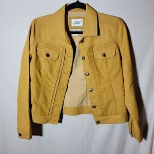 Mustard yellow jeans jacket size S